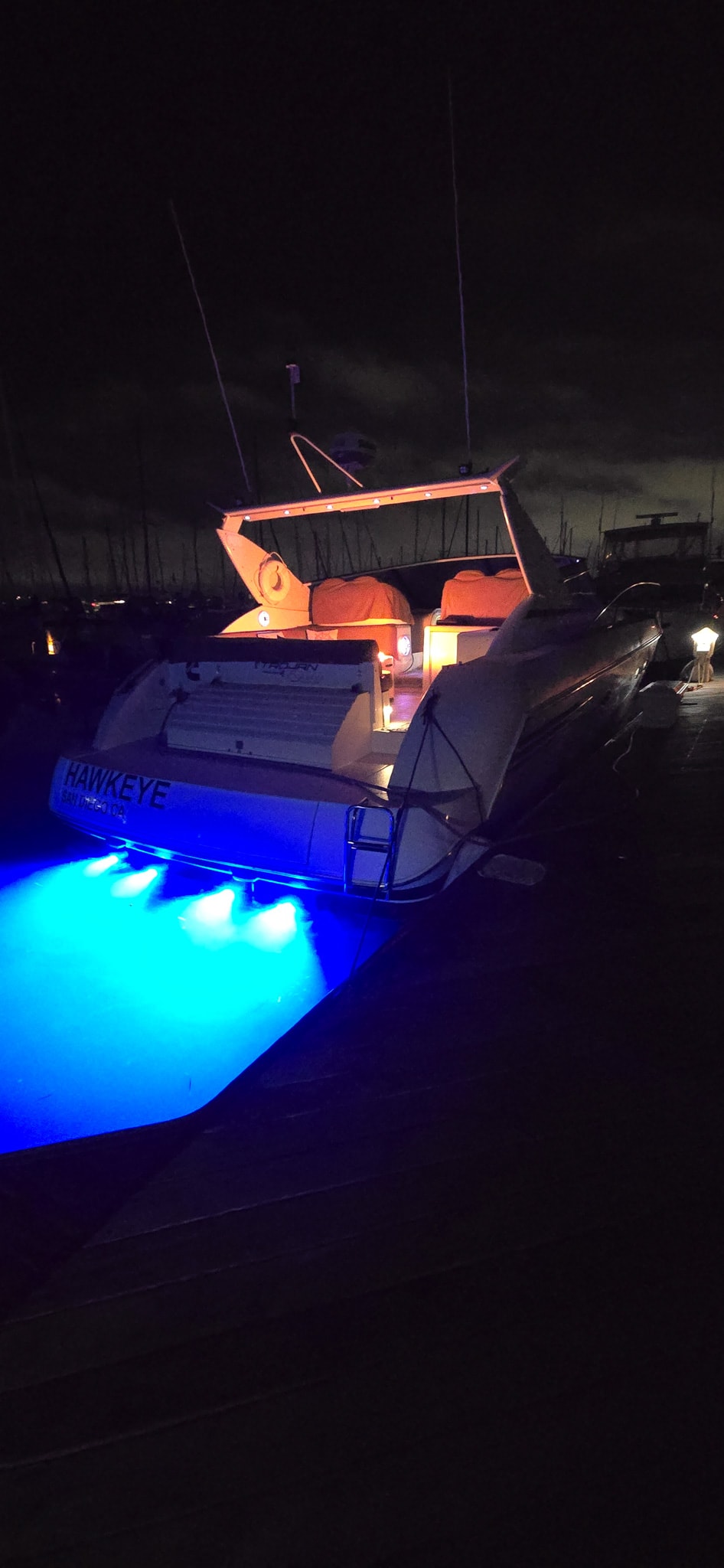 Trojan 440 Express flybridge helm